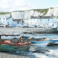 Beautiful coastal villiage landscape by the sea - OA01403