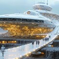 Epic Sci-Fi Spaceship on an Alien Planet - OA02601