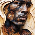 Living Wood - A Beautiful Handsome Black Man made of Wood - OA03631