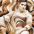 Living Wood - A Beautiful Handsome Man made of Wood - OA03201