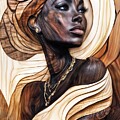 Living Wood - A Beautiful Woman made of Wood - OA03422